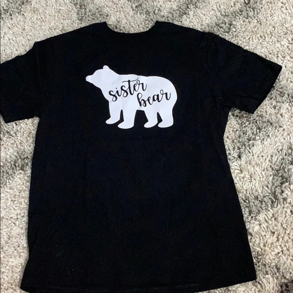 Sister Bear black graphic t-shirt XL - Picture 1 of 3